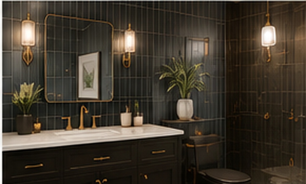 Elevated bathroom details