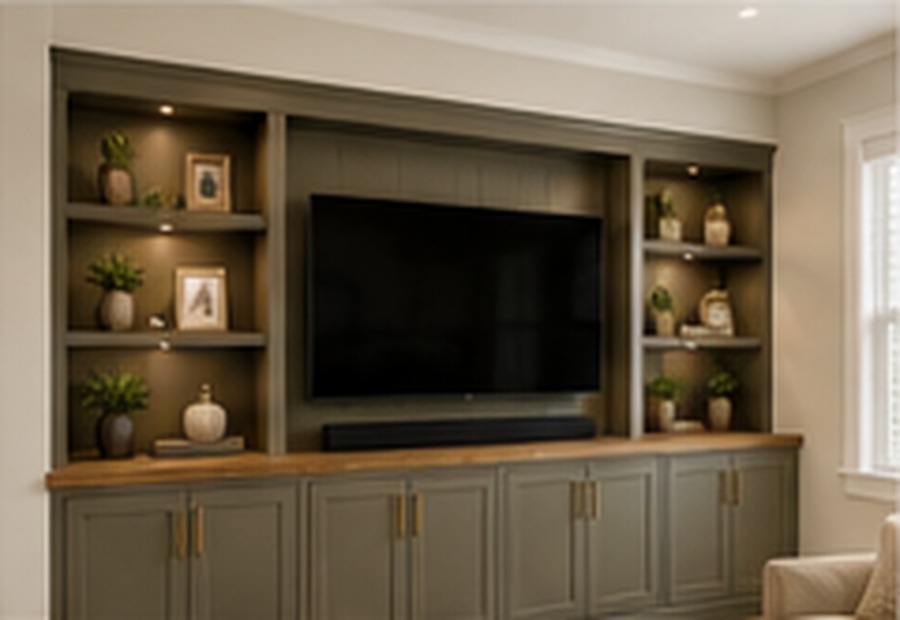 Living room built-ins