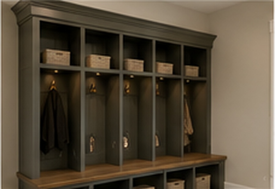 Custom mudroom