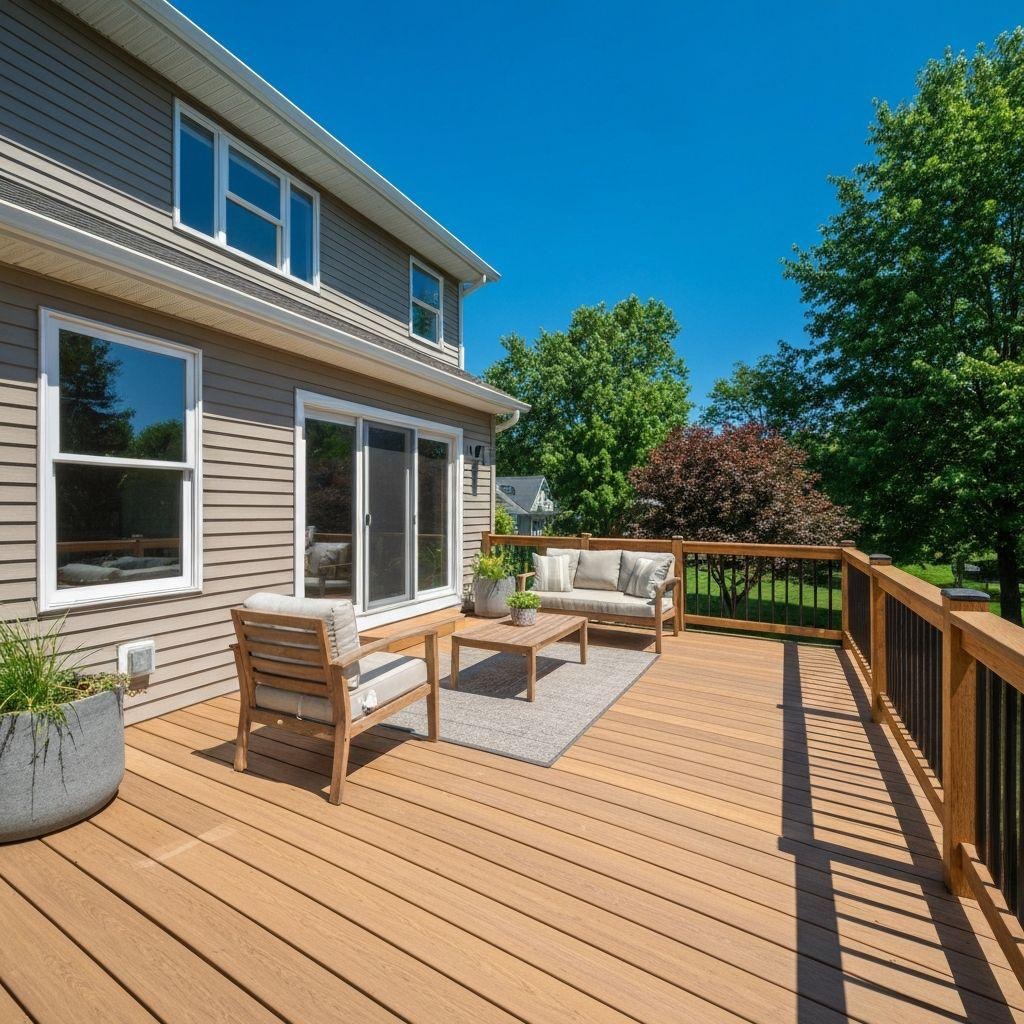 Custom elevated deck