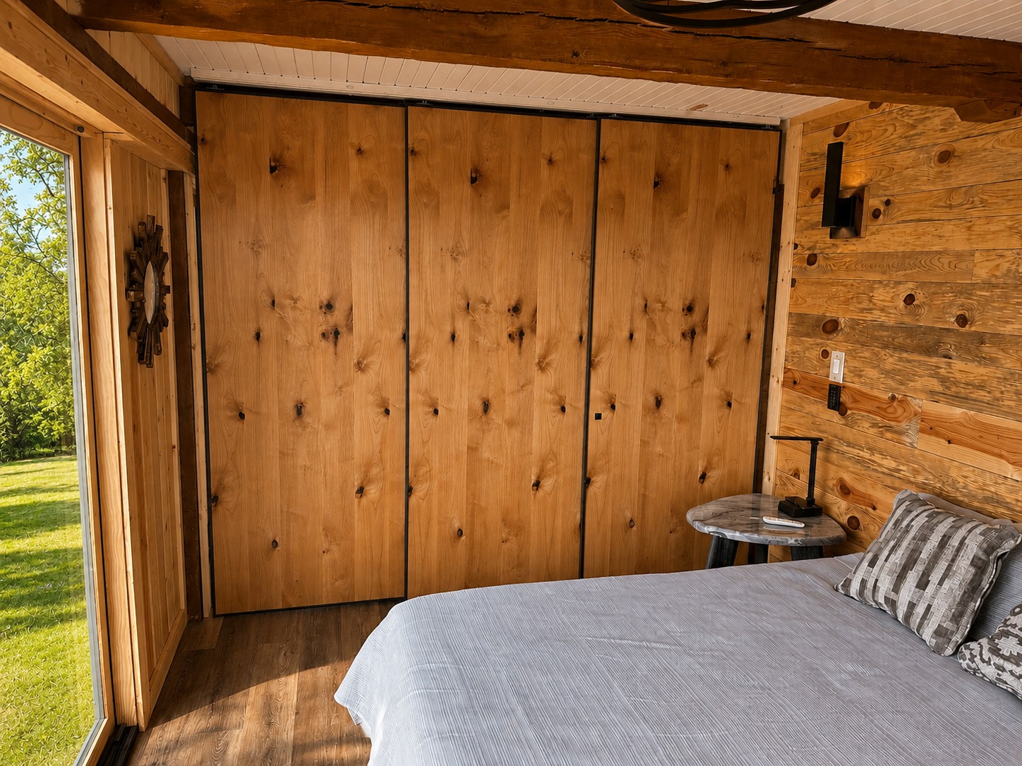 Custom Sliding Wood Panels